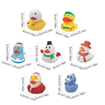 Рождественский календарь обратного отсчета на 24 дня Рождественский календарь обратного отсчета для детей со звуковым дизайном утки Тематическая ванна на Хэллоуин 5