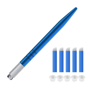  Ручки для микроблейдинга 1 шт. Легкие ручные ручки для татуажа бровей для перманентного макияжа бровей Прочная алюминиевая ручка