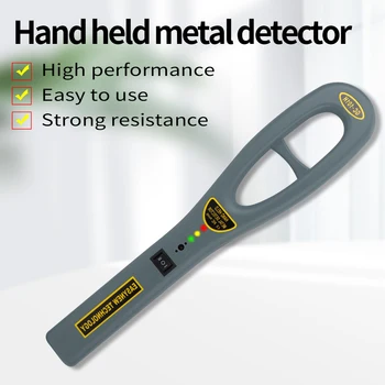 Ручной сканер металлоискателя GC-101H Проверка безопасности с помощью зуммера Прибор для проверки вибрации Высокая чувствительность