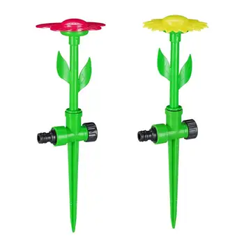  Садовые дождеватели в форме цветка Универсальные капельницы с потоком воды Садовый опрыскиватель Многоцелевые разбрызгиватели для садового газона 5