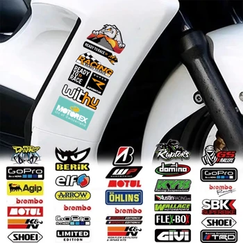 Светоотражающие наклейки на мотоцикл Боковая полоса кузова Наклейки на велосипедный шлем Водонепроницаемый для Ducati YAMAHA Kawasaki Suzuki Honda