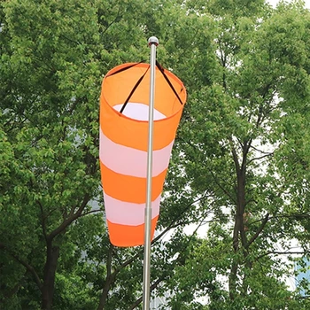 Светоотражающий ветровой носок для безопасности на открытом воздухе Подходит для спорта и праздников Функциональный декор двора Защита окружающей среды P15F 1