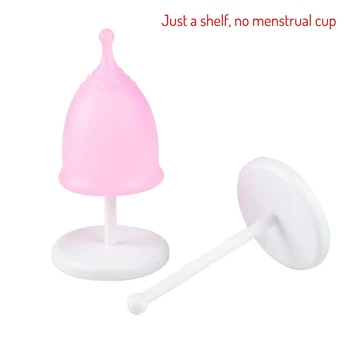 Силиконовая стойка для менструальных чашек Стойка для сушки чашек для менструального периода Менструальная чашка Держатель для вина Держатель