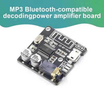 Совместимый с Bluetooth 5.0/4.1 Плата аудиоприемника USB 5 В Питание Беспроводной музыкальный модуль 3,7-5 В MP3 Плата декодера без потерь