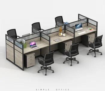 Современный офисный стол для сидения и стояния с мебелью для стульев