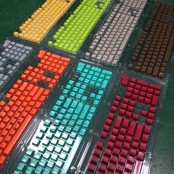  Специальная цена 104 клавиши OEM с высоким PBT колпачки для клавиш красочный цвет, соответствующий непрозрачному молдингу, можно настроить