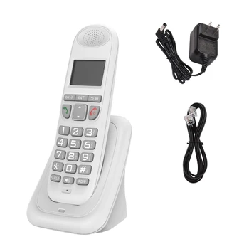Стильный домашний и офисный стационарный телефон с абонентом и памятью 1