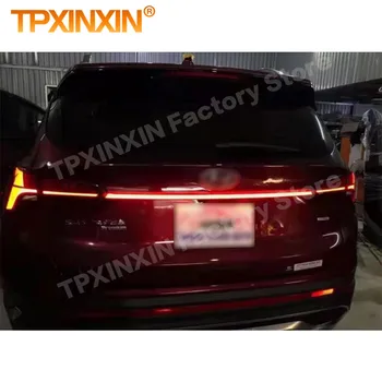 Стоп-сигнал заднего фонаря автомобиля для Hyundai Santa Fe 2019 2020-2022 Задний фонарь автомобиля Светодиодный задний фонарь Задние фонари модификации автомобиля 0