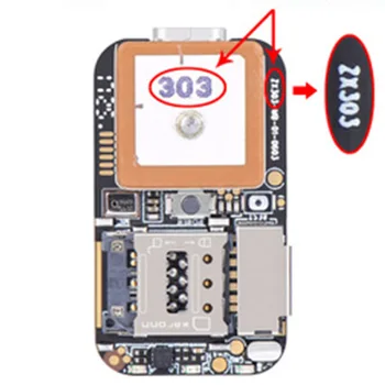  Супер Мини Размер GPS Трекер GSM AGPS Wifi LBS Локатор Бесплатное веб-приложение Отслеживание Диктофон ZX303 PCBA Внутри 87HE 5