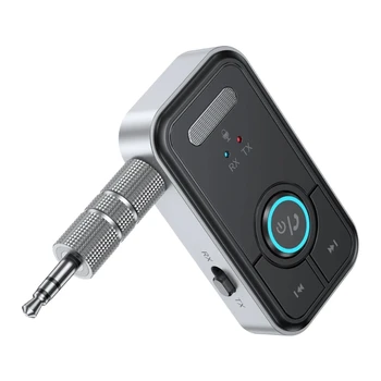 Телефон Bluetooth-совместимый 5.3 AUX Аудио Стерео Музыка Домашний автоприемник Адаптер D7WD 0