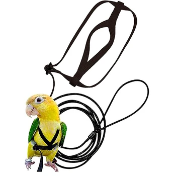 Тренировочная летающая тяговая веревка Тренировочная веревка против укуса Поводок для птиц Попугай Летающая веревка Шлейка для попугая Поводок для птиц 1