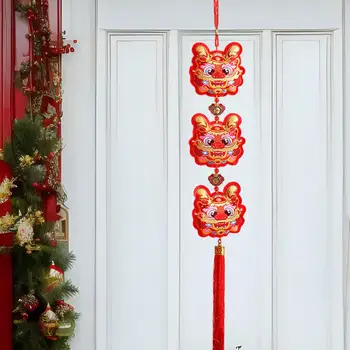 Украшение Китайского Нового Года с кисточкой Домашний Декор Благословение Фото Реквизит Дверь Знак Для Новоселья Стена Гостиная Дверь Спальня 1