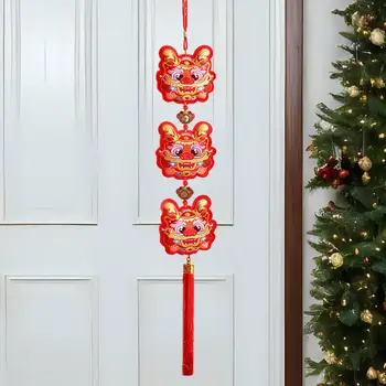 Украшение Китайского Нового Года с кисточкой Домашний Декор Благословение Фото Реквизит Дверь Знак Для Новоселья Стена Гостиная Дверь Спальня 4