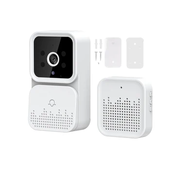 Умный видеодомофон Беспроводная HD-камера ИК-сигнализация Безопасность Дверной звонок Wi-Fi Домофон для дома Квартира APP:ulooka