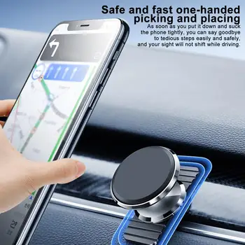 Универсальная магнитная подставка для автомобильного держателя телефона Новая автомобильная подставка для мобильного телефона с вращением на 360 градусов GPS Автомобильная подставка для мобильного телефона