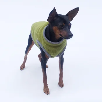 Флисовая одежда для собак для маленьких собак Весна Осень Теплый Щенок Кошки Жилет Ши-тцу Чихуахуа Одежда Французский бульдог Куртка Мопс Пальто 2
