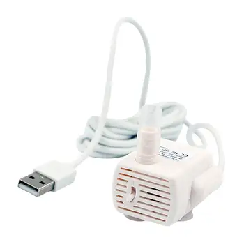 фонтанный насос USB Погружной бесшумный регулируемый расход Замена Фонтанный насос Cat для воды Cat 0