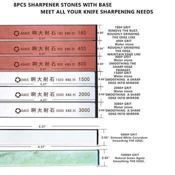 Ценная упаковка Точилка для ножей Набор каменных стержней для Apex / Ruixin pro / Tsprof/ hapstone/ Sy инструменты 1