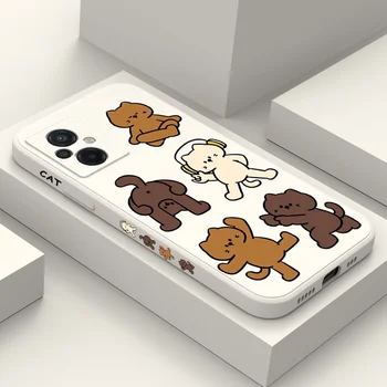 Чехол для телефона Happy Dog для Xiaomi Poco M5 M5S F5 X5 F4 X4 M4 F3 M3 X3 F2 Pro X2 C40 4G 5G GT NFC Силиконовый чехол