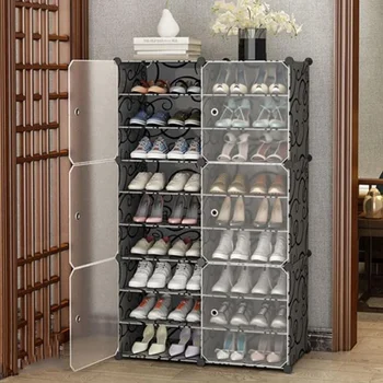 Шкафы Мобильный шкаф для обуви Стеллажи Органайзер Хранение Балкон Минималистичная гостиная Дисплей Шкаф для обуви Стоячая домашняя мебель