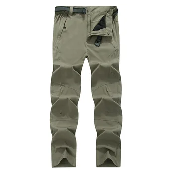 Эластичные быстросохнущие брюки Мужские альпинистские штаны на открытом воздухе Легкие летние эластичные дышащие быстросохнущие брюки Пара Fi