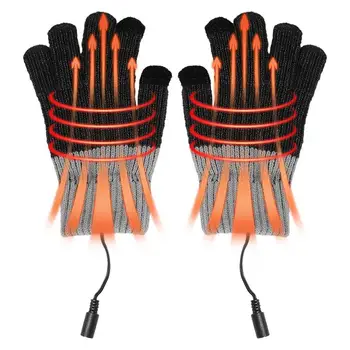 Электрические перчатки Грелка для рук Перчатки с электрическим подогревом для женщин Перчатки с электрическим подогревом Теплые перчатки для езды на велосипеде Верховая езда