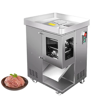  Электрический измельчитель мяса Коммерческая машина для нарезки мяса Измельчает одновременно Автоматическая овощерезка
