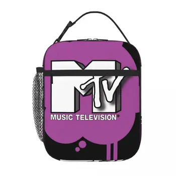  Я хочу свой MTV Прочный 7 Ланч Тоут Термосумка Ланч Бокс Детский Термо Холодильник Сумка